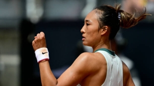 Qinwen Zheng, en Roma. Foto: gettyimages