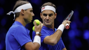 Rafa Nadal y Roger Federer. Foto: Getty