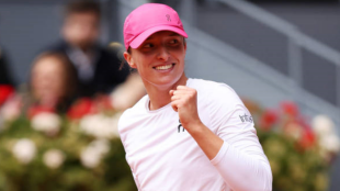 Iga Swiatek en el Mutua Madrid Open 2024. Foto: getty