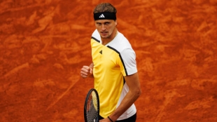 Alexander Zverev en Roland Garros 2024. Foto: getty