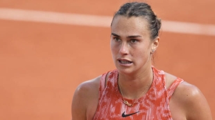 Aryna Sabalenka en Roland Garros 2024. Foto: Getty