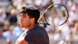 Carlos Alcaraz, queja. Foto: gettyimages