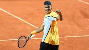 Francisco Cerúndolo en Roland Garros 2024. Foto: Getty