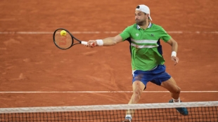 Grigor Dimitrov, en Roland Garros 2024. Foto: gettyimages