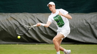 Jannik Sinner, debut en Wimbledon 2024. Foto: gettyimages