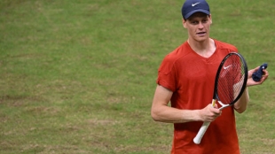 Jannik Sinner en el ATP Halle 2024. Foto: Getty