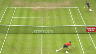 Jannik Sinner en el ATP de Halle 2024. Foto: getty