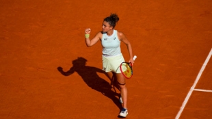 Jasmine Paolini en Roland Garros 2024. Foto: Getty