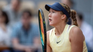 Mirra Andreeva en Roland Garros 2024. Foto: Getty