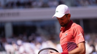 Novak Djokovic, ve final de Roland Garros 2024. Foto: gettyimages