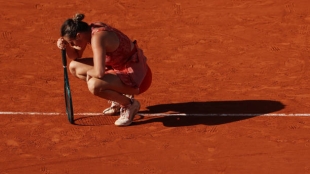 Aryna Sabalenka pierde en Roland Garros 2024. Foto: gettyimages