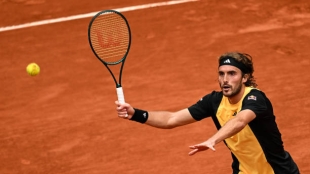 Stefanos Tsitsipas, en Roland Garros 2024. Foto: gettyimages