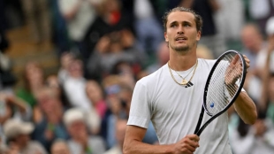 Alexander Zverev, en Wimbledon 2024. Foto: gettyimages