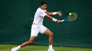 Alexei Popyrin, en Wimbledon 2024. Foto: gettyimages
