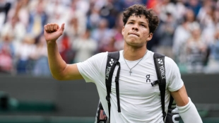 Ben Shelton habla de Sinner. Foto: gettyimages