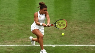Jasmine Paolini gana a Andreescu en Wimbledon 2024. Foto: gettyimages
