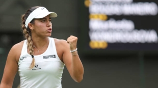 Jessica Bouzas, en Wimbledon 2024. Foto: gettyimages