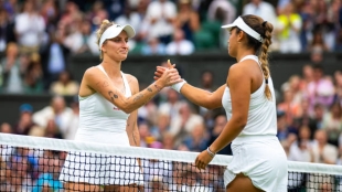 Marketa Vondrousova habla de Bouzas. Foto: gettyimages