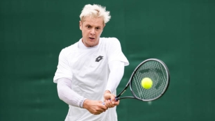 Maxime Janvier en Wimbledon 2024. Foto: Getty