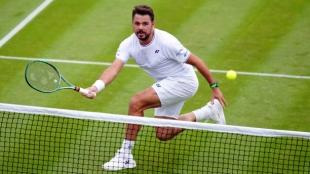 Stan Wawrinka en Wimbledon 2024. Foto: Getty