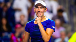 Elise Mertens, protagonista del día en el WTA Toronto 2024.