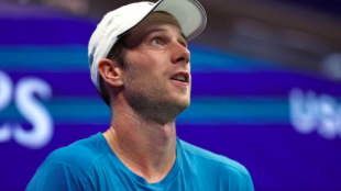 Botic Van de Zandschulp, the hero of the night at the US Open 2024. Source: Getty