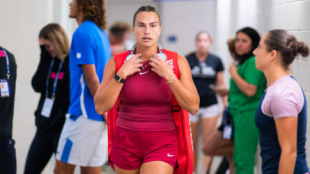 Aryna Sabalenka at the WTA in Cincinnati 2024. Photo: Getty