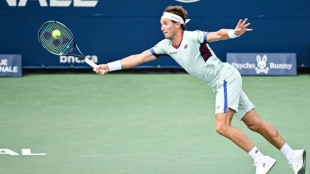 Casper Ruud, out in Montreal. Photo: gettyimages.