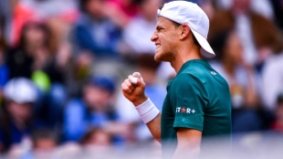 Diego Schwartzman, close to qualifying for the main draw of the US Open 2024. Photo: Getty