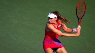 Elena Rybakina, rueda de prensa en US Open 2024. Foto: gettyimages
