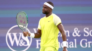 Frances Tiafoe, semifinalist in Cincinnati. Photo: gettyimages