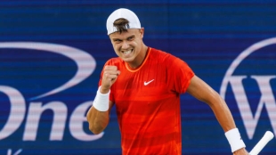 Holger Rune gana a Draper en Cincinnati. Foto: gettyimages