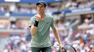 Jannik Sinner at the US Open 2024. Photo: Getty