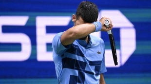 Novak Djokovic eliminated from the US Open 2024. Photo: Getty