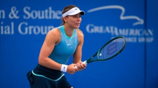 Paula Badosa in Cincinnati. Photo: Getty Images