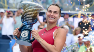 Aryna Sabalenka en el WTA de Cincinnati 2024. Foto: getty