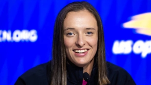 Iga Swiatek, in the press conference before the tournament. Source: Getty