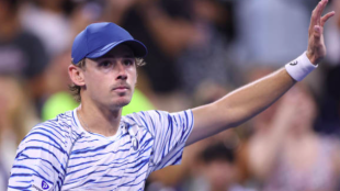 Álex de Miñaur, eliminado del US Open 2024. Fuente: Getty