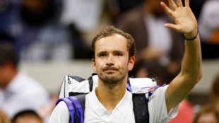 Daniil Medvedev eliminated in the US Open 2024. Source: Getty