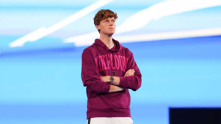 Jannik Sinner at the opening ceremony of ATP Beijing 2024. Photo: Getty