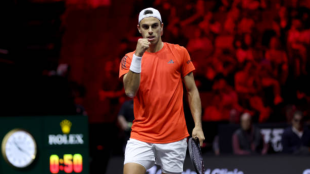 Francisco Cerúndolo at the Laver Cup 2023. Photo: Getty