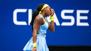 Cori Gauff loses to Navarro at the US Open 2024. Photo: gettyimages