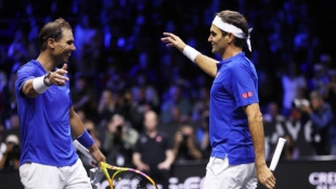 Federer, message to Nadal. Photo: Getty Images.