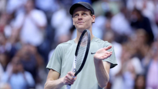 Jannik Sinner at the US Open 2024. Photo: getty
