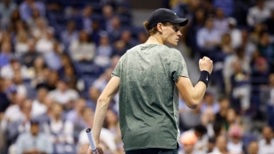 Jannik Sinner at the US Open 2024. Photo: Getty