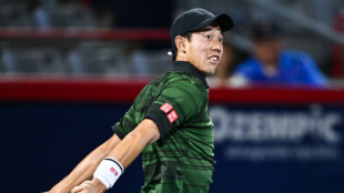 Kei Nishikori in 2024. Photo: Getty