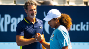 Naomi Osaka and Patrick Mouratoglou 2024. Photo: @thegreatestana