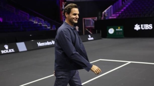 Roger Federer confesses a curious anecdote about Carlos Alcaraz. Photo: Getty