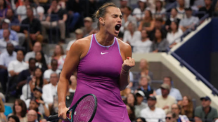 Aryna Sabalenka at the US Open 2024. Photo: Getty