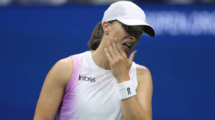 Iga Swiatek en el US Open 2024. Foto: getty